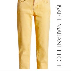EUC Isabel Marant jeans. Light yellow, skinny, Size 40 (8)